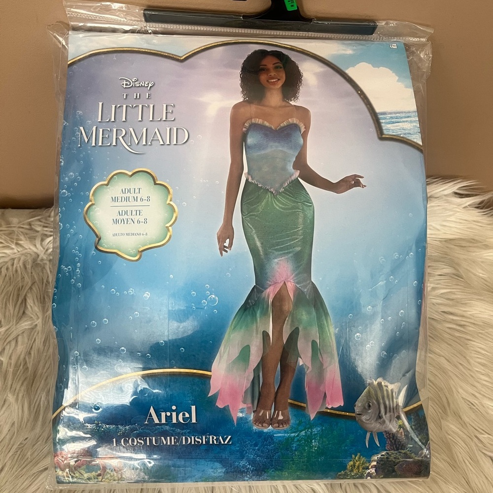 Disney Little Mermaid Ariel Dress - Green and Pink